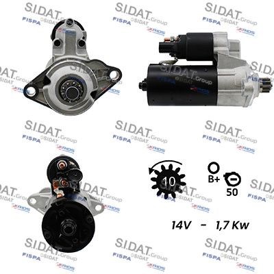 FISPA Starter S12BH0116 FISPA Starter Volkswagen S12BH0116