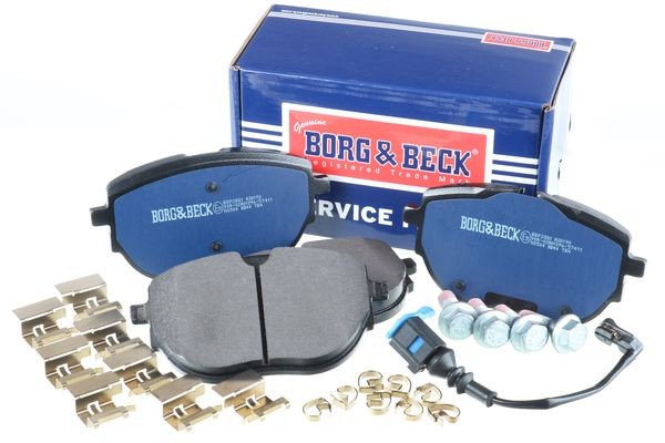 BORG & BECK Piduriklotsid BBP2881 BBP2881 Klotsid MAZDA 121 BORG & BECK