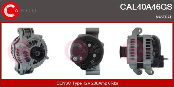 Dynamo CASCO CAL40A46GS CASCO CAL40A46GS Dynamo MASERATI QUATTROPORTE 2019