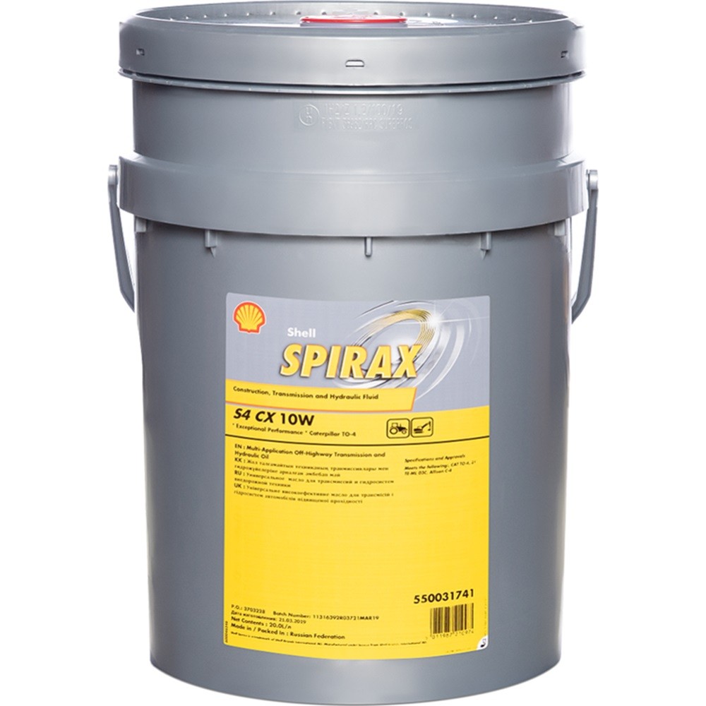 SHELL Getriebeöl 550027807 Spirax, S4 CX 10W 550027807 SHELL IVECO Getriebeöl