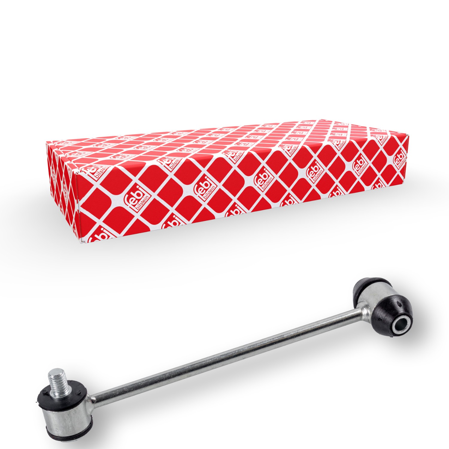 FEBI BILSTEIN Stabilisatorstag 19841 FEBI BILSTEIN 19841 Suspensjon / understell MERCEDES-BENZ E-Klasse Flatvogn lastebil / Chassis (VF210)