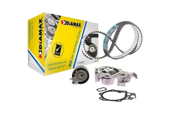 DIAMAX Registerreimsett med vannpumpe A6003WP A6003WP Registerreimsett RENAULT CAPTUR DIAMAX