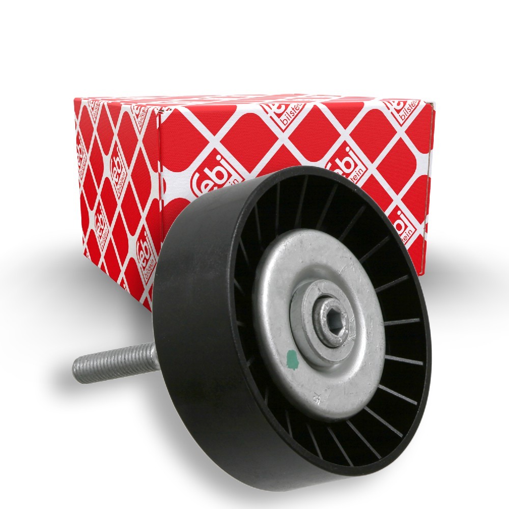 FEBI BILSTEIN Deflection / Guide Pulley, v-ribbed belt 22405 FEBI BILSTEIN 22405 Lancia Thesis 841 deflection pulley replacement