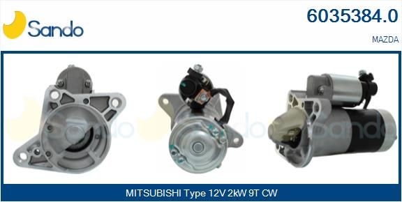 SANDO Starter 6035384.0 Starter MAZDA SANDO 6035384.0