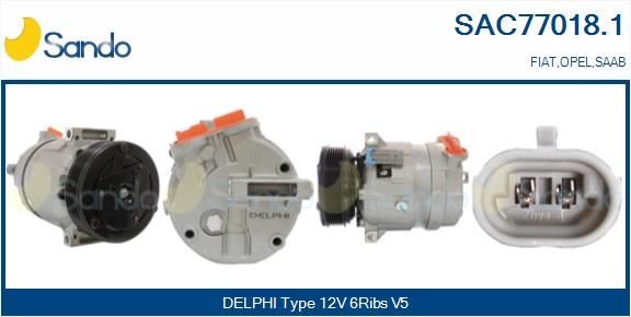 Aircopomp SANDO SAC77018.1 SANDO SAC77018.1 Airco pomp SAAB 9-3 2000