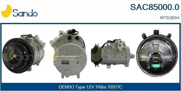 SANDO Klimakompressor SAC85000.0 Preis Mitsubishi V8_W, V9_W Kompressor SAC85000.0 SANDO