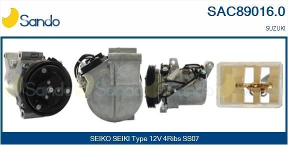 SANDO Air conditioning compressor SAC89016.0 SAC89016.0 SANDO ac compressor SUZUKI VITARA