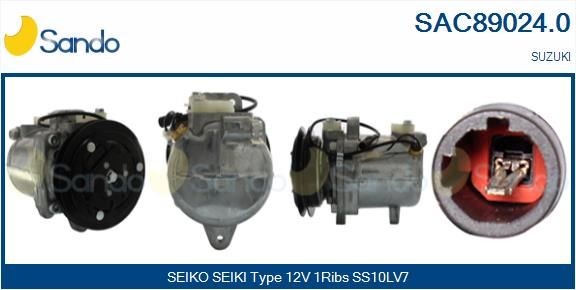 SANDO Air conditioning compressor SAC89024.0 SAC89024.0 SANDO ac compressor for SUZUKI VITARA