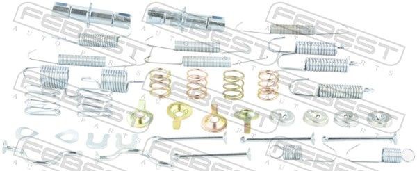 FEBEST Monteringssats för bromsbackar (parkeringsbroms) 0104-GRJ150R-KIT FEBEST 0104-GRJ150R-KIT monteringssats bromsbackar Toyota Supra A70 pris