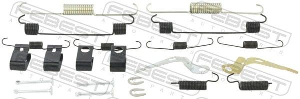 FEBEST Lisakomplekt, seisupiduriklotsid 0704-JB625-KIT FEBEST 0704-JB625-KIT Lisakomplekt piduriklotsid Suzuki Grand Vitara GT odava hinnaga