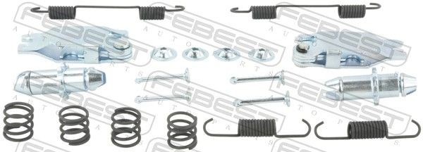 FEBEST Lisakomplekt, seisupiduriklotsid 1404-RODIIR-KIT Lisakomplekt piduriklotsid FEBEST KIA 1404-RODIIR-KIT