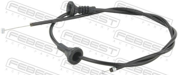 FEBEST Bonnet Cable 19101-E83 19101-E83 FEBEST hood FORD TRANSIT COURIER