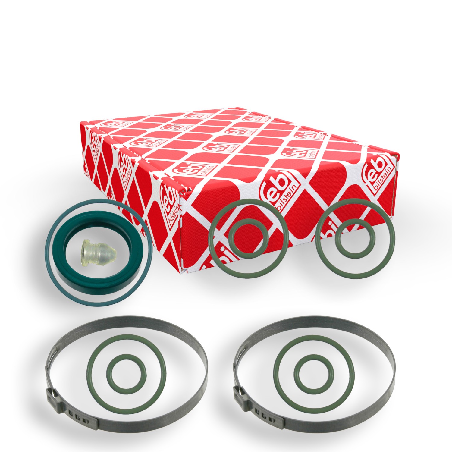 FEBI BILSTEIN Gasket Set, steering gear 23595 MERCEDES-BENZ HECKFLOSSE FEBI BILSTEIN repair kit, steering gear 23595