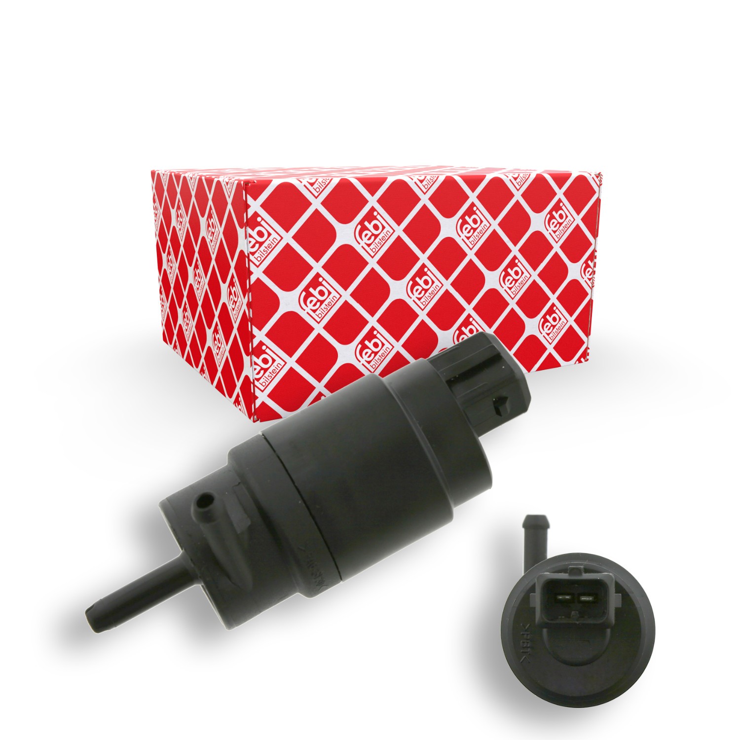 FEBI BILSTEIN Water Pump, window cleaning 24068 FEBI BILSTEIN 24068 DAF Windscreen washer pump price uk