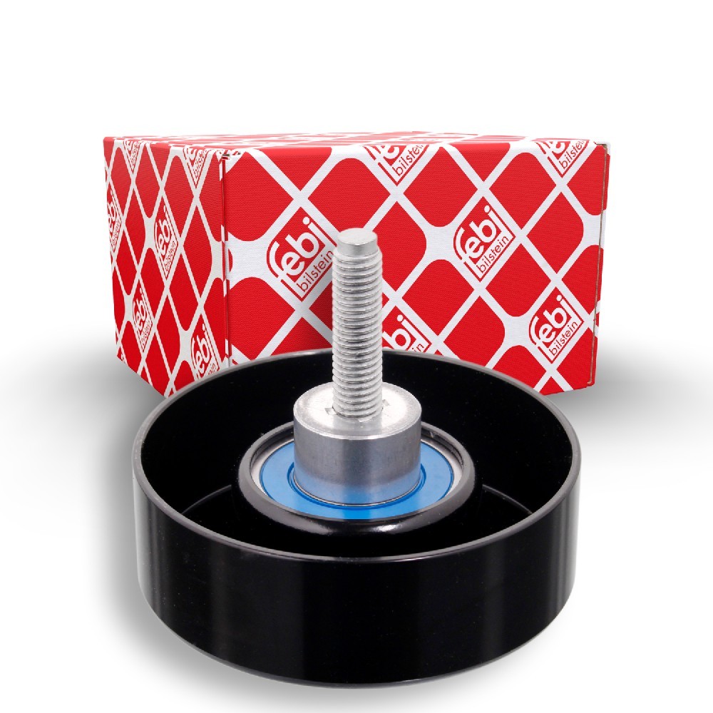 FEBI BILSTEIN Vratná / vodiaca kladka rebrovaného klinového remeňa 24618 24618 Vodiaca kladka FORD TRANSIT CUSTOM FEBI BILSTEIN