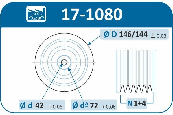 IJS GROUP Kit poulie damper 17-1077SET IJS GROUP 17-1077SET Poulie de vilebrequin Fiat Marea Weekend à un prix avantageux