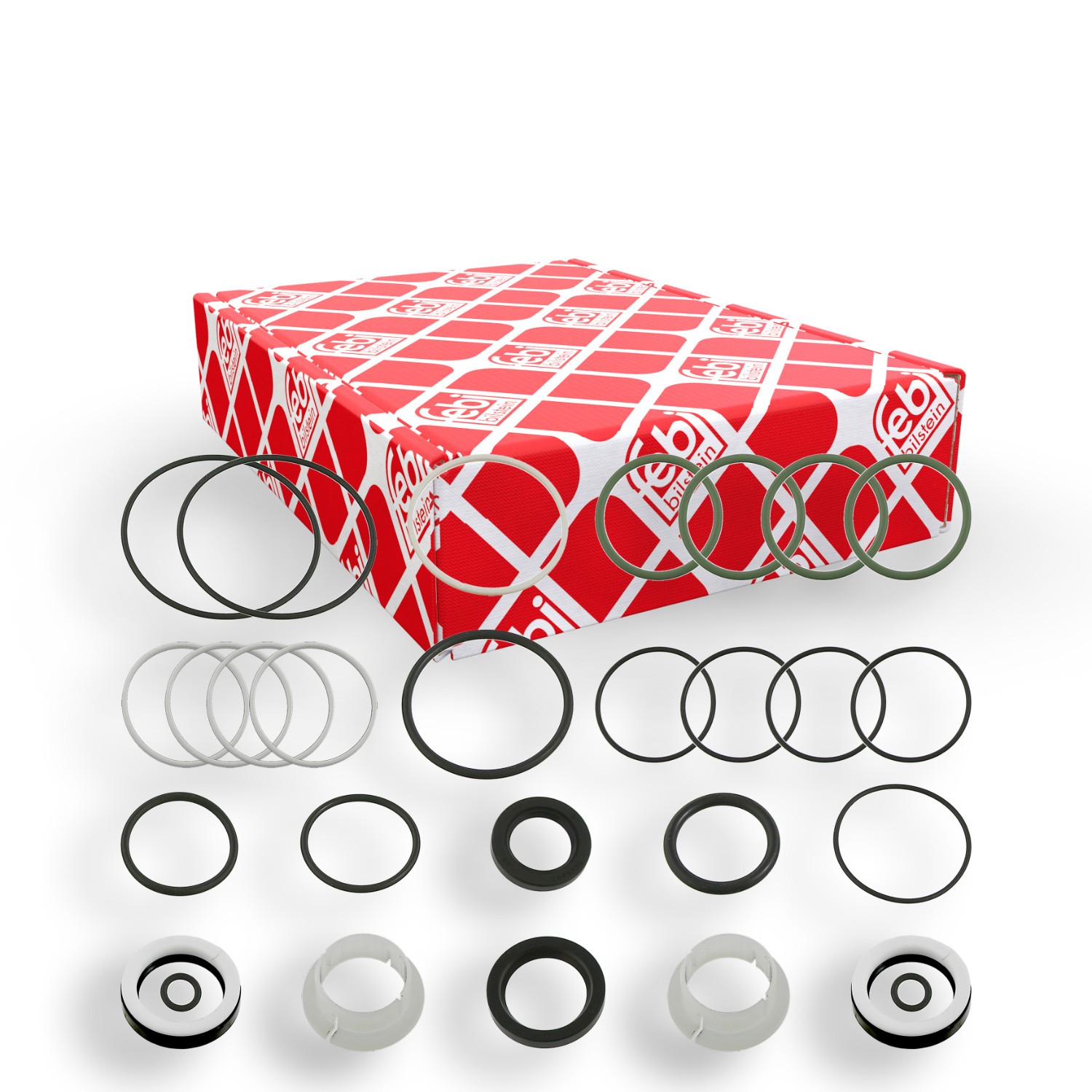 FEBI BILSTEIN Jogo de juntas, caixa da direcção 26241 FEBI BILSTEIN 26241 originais Kit de reparação, caixa da direcção Mercedes CL203 custo