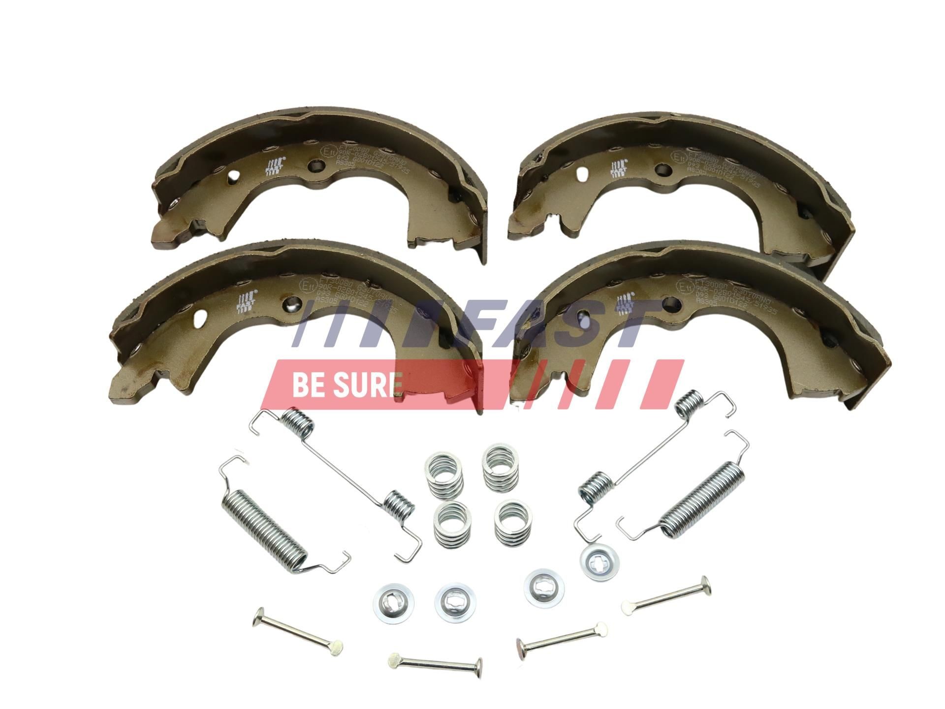 FAST Jarrukenkäsarja, seisontajarru FT30080 FT30080 FAST Käsijarrukengät HYUNDAI