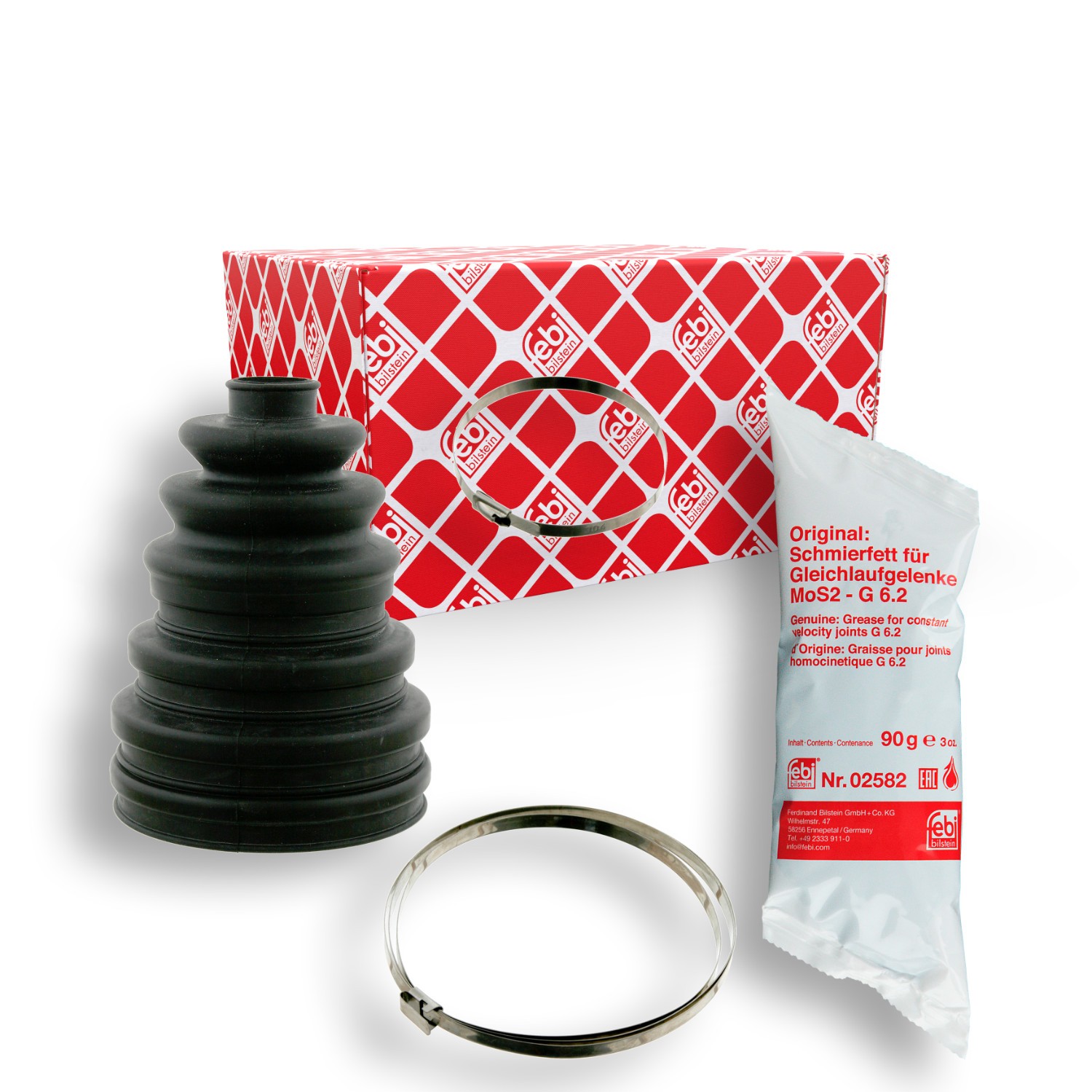 FEBI BILSTEIN Asmanchet 27730 FEBI BILSTEIN 27730 Aandrijfashoes VW Polo 86c originele prijs