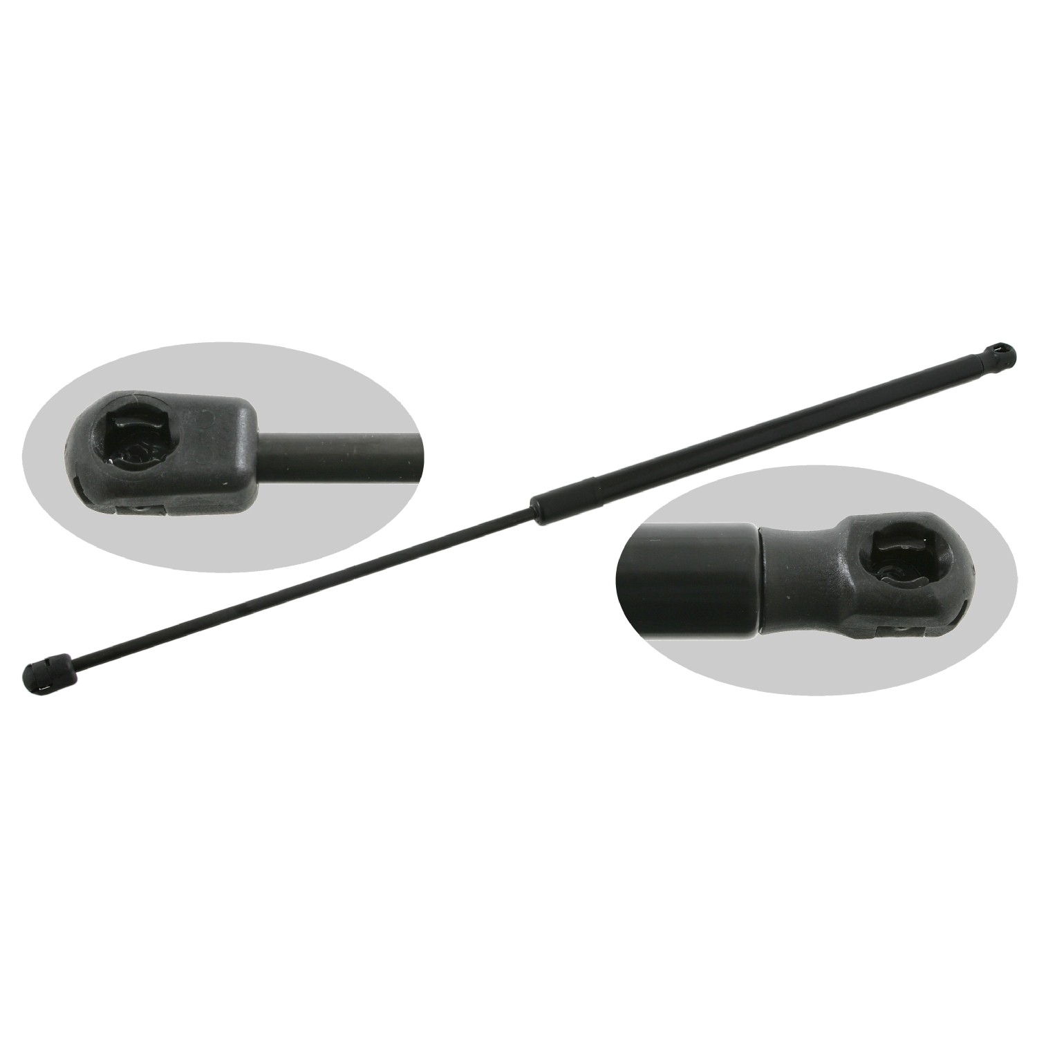 FEBI BILSTEIN Gassfjær, motorpanser 27743 FEBI BILSTEIN 27743 Panser gassfjær Mercedes A207 pris