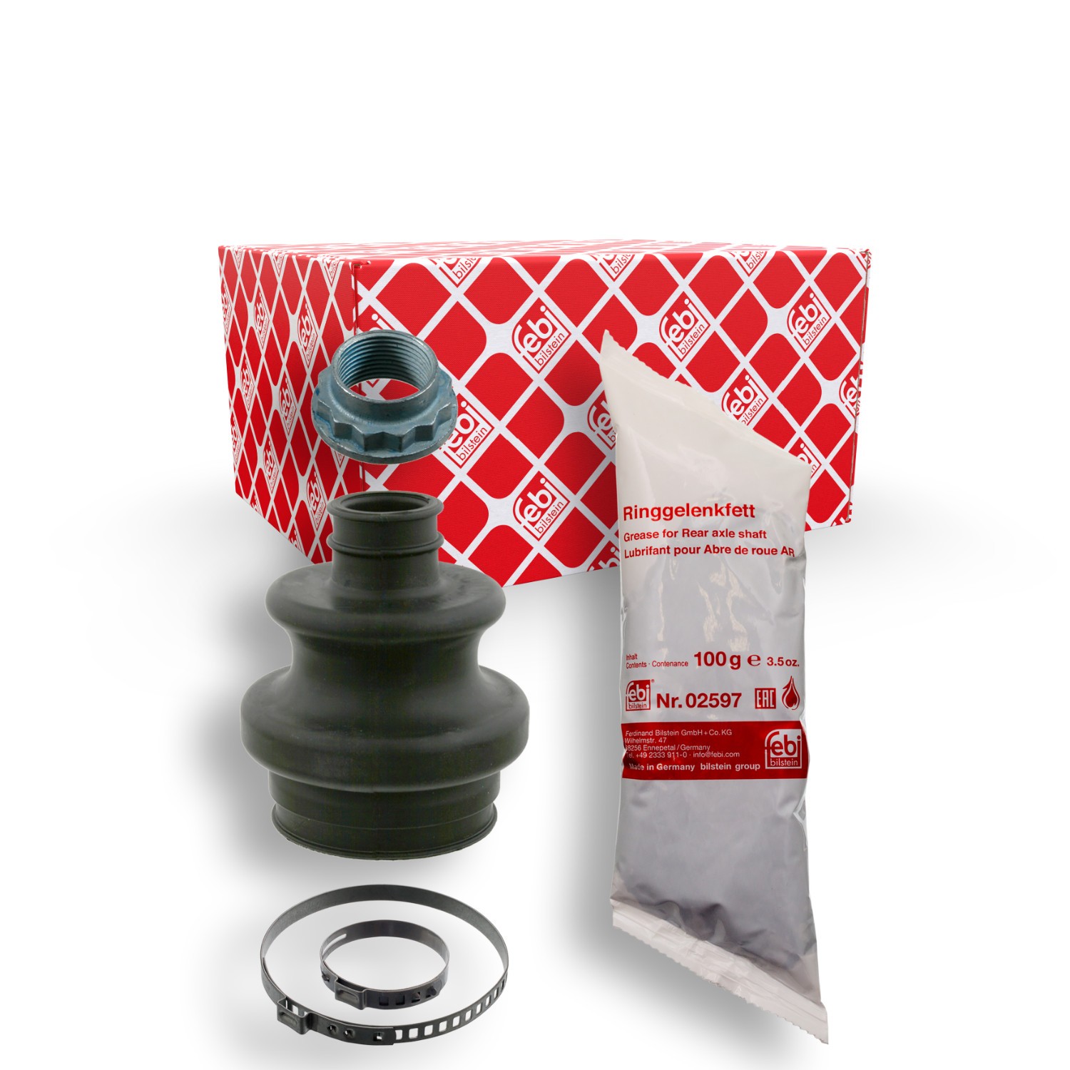 FEBI BILSTEIN Manżeta hnacieho hriadeľa - opravná sada 27851 27851 Manžeta poloosi MERCEDES-BENZ Trieda S FEBI BILSTEIN