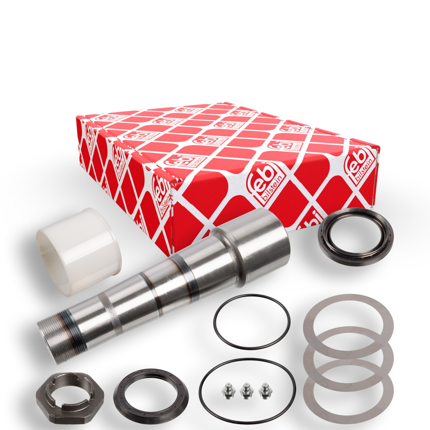 FEBI BILSTEIN Reparasjonssett, bærekule 28585 28585 Styrebolt VOLVO S70 FEBI BILSTEIN