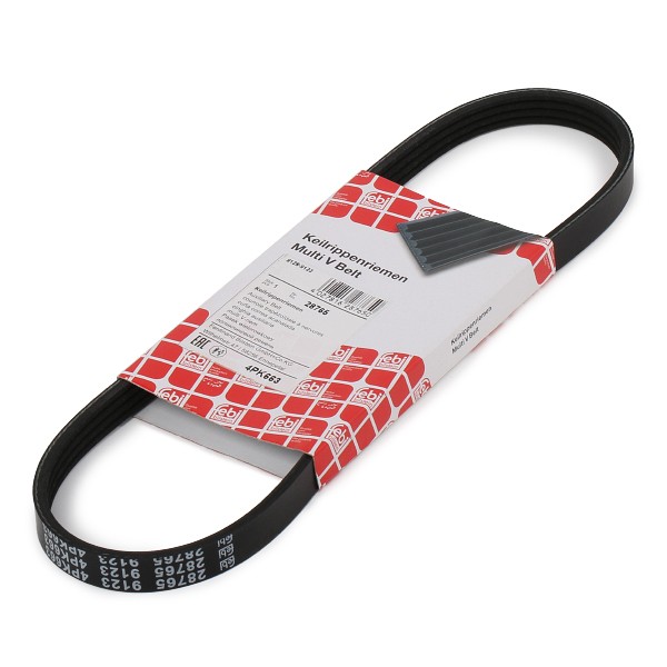 Serpentine belt FEBI BILSTEIN 28765 FEBI BILSTEIN 28765 2016 FIAT PUNTO serpentine belt replacement
