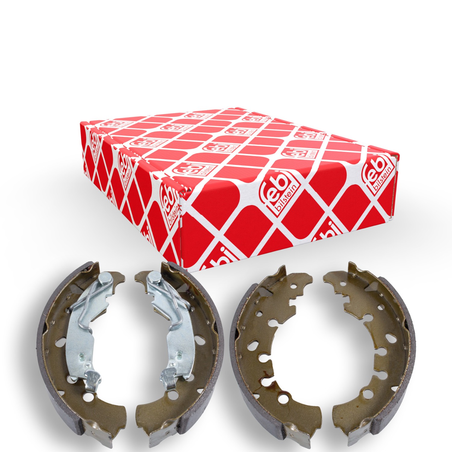 FEBI BILSTEIN Brake Shoe Set 29190 FEBI BILSTEIN 29190 genuine Vauxhall Corsa Mk3 drum brake shoe support pads price