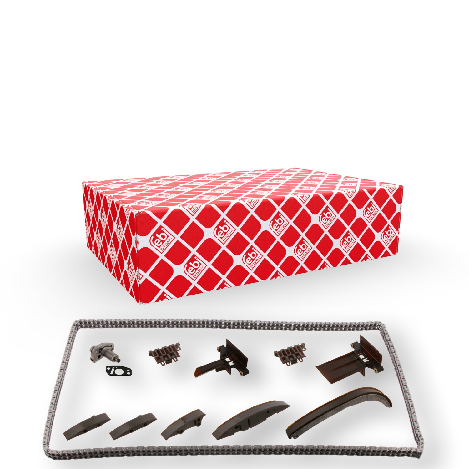 FEBI BILSTEIN Timing chain kit 30313 FEBI BILSTEIN 30313 Timing chain kit MERCEDES-BENZ E-Class Saloon (W210) E 36 AMG 272 hp 1996