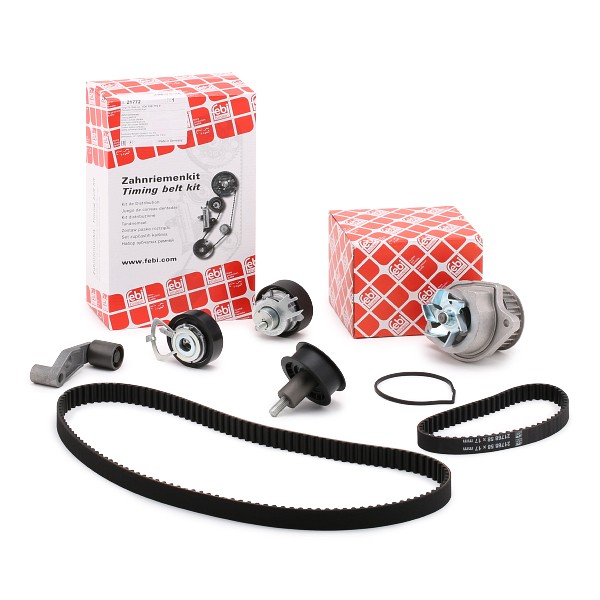 FEBI BILSTEIN Ūdenssūknis + Zobsiksnas komplekts 32737 Zobsiksnas komplekts FEBI BILSTEIN Q5 32737 lēti