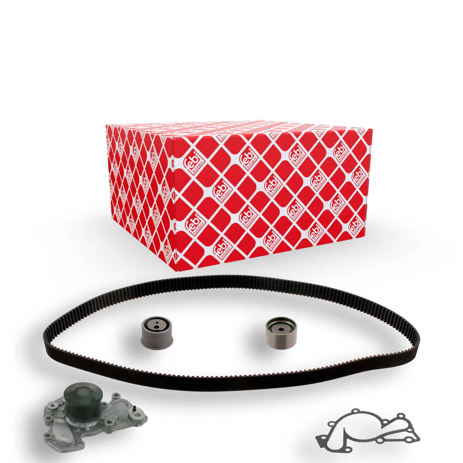 Kit de distribution + pompe à eau FEBI BILSTEIN 32825 FEBI BILSTEIN 32825: Kit complet de courroie de distribution Hyundai COUPE 2007