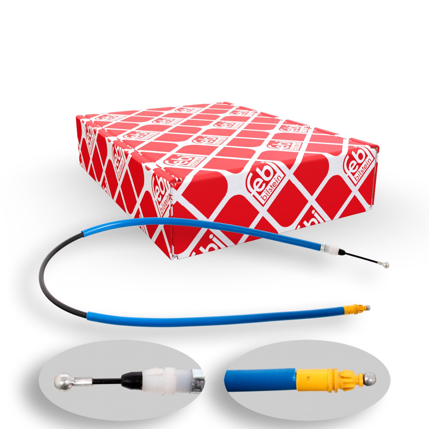 FEBI BILSTEIN Żażné lanko parkovacej brzdy 33167 33167 Lanko ručnej brzdy NISSAN KUBISTAR FEBI BILSTEIN