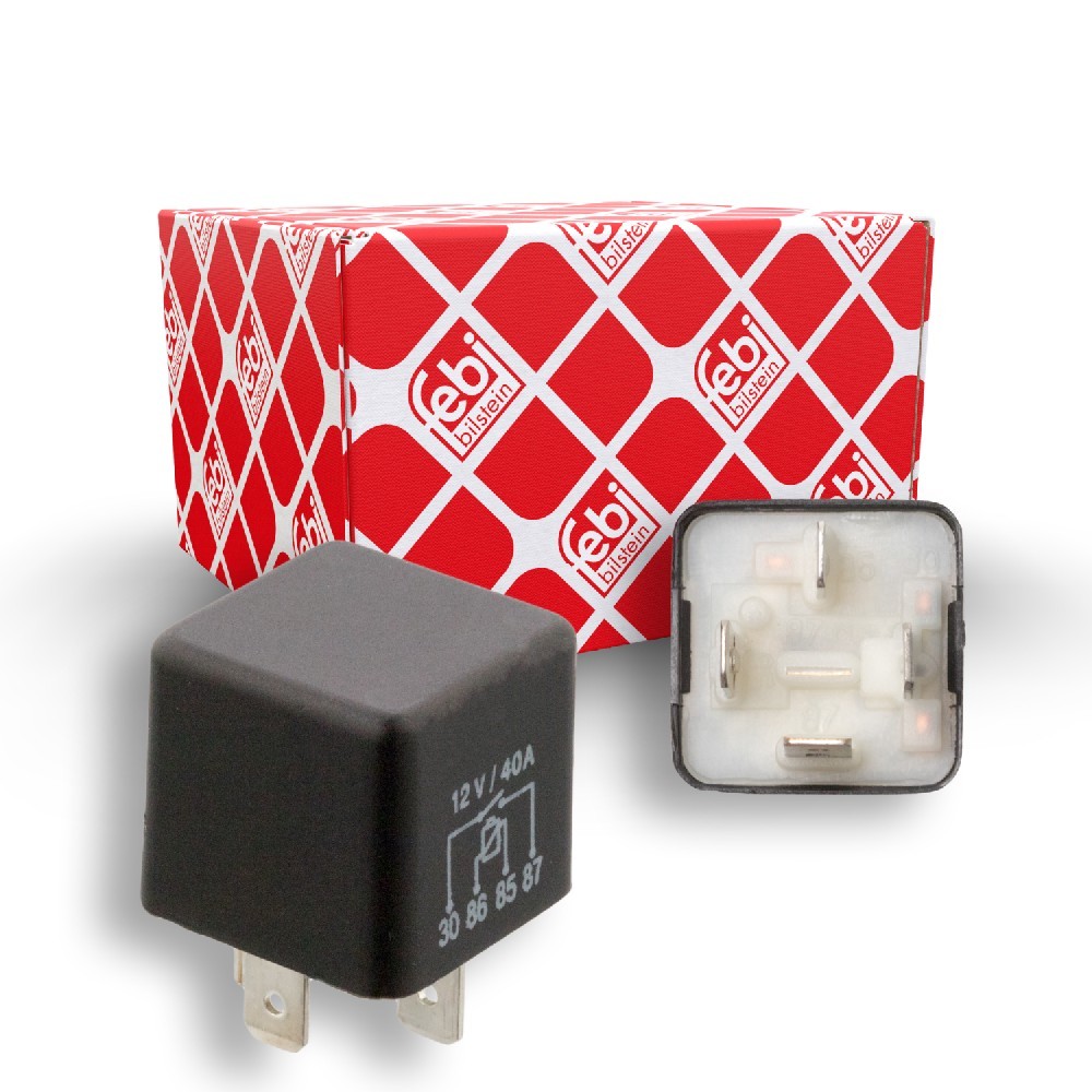 FEBI BILSTEIN Relæ, benzinpumpe 33689 FEBI BILSTEIN 33689 Fiesta Mk3 Courier (F3L, F5L) Benzinpumpe relæ pris