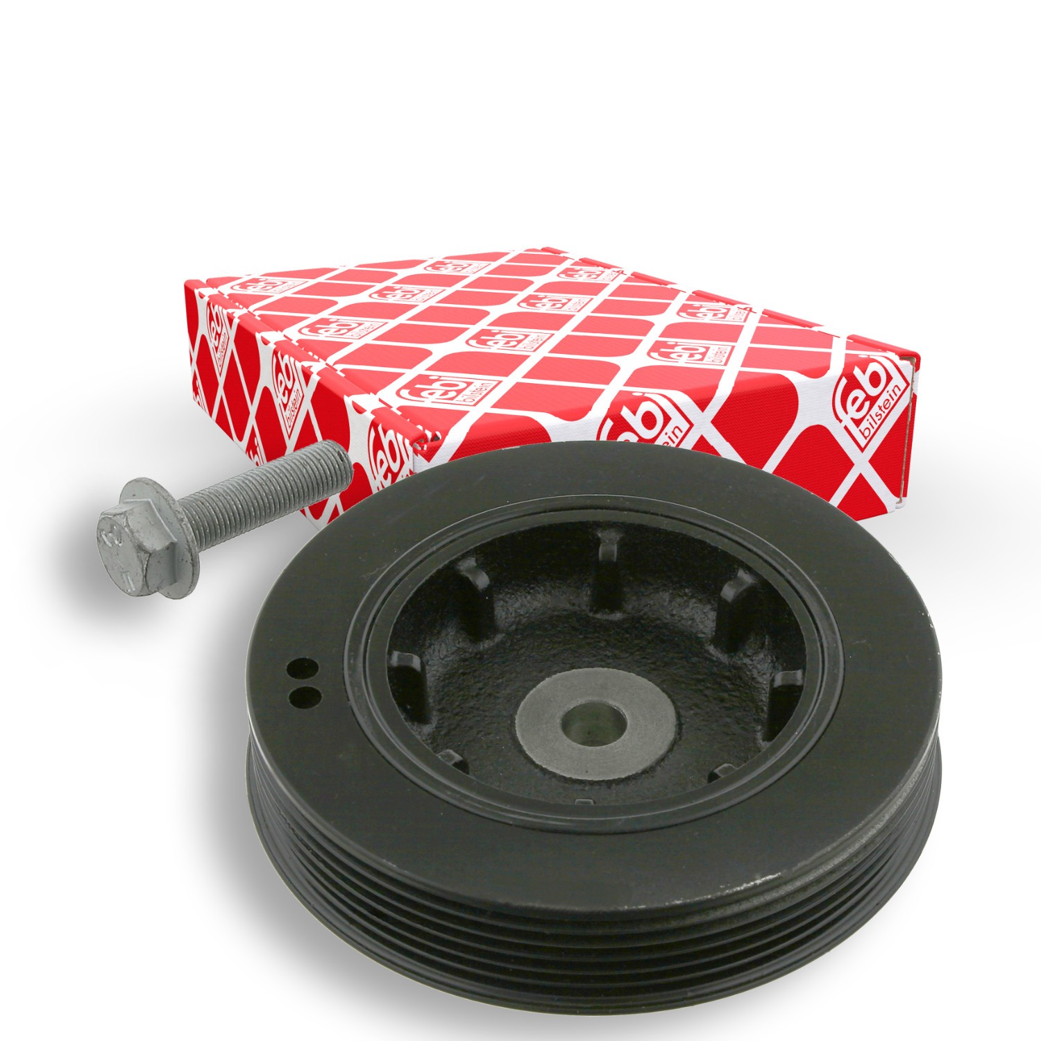 FEBI BILSTEIN Τροχαλία ιμάντα, στροφαλοφόρος άξονας 33701 FEBI BILSTEIN 33701 γνήσια Τροχαλία στροφάλου Renault Megane LA κόστος