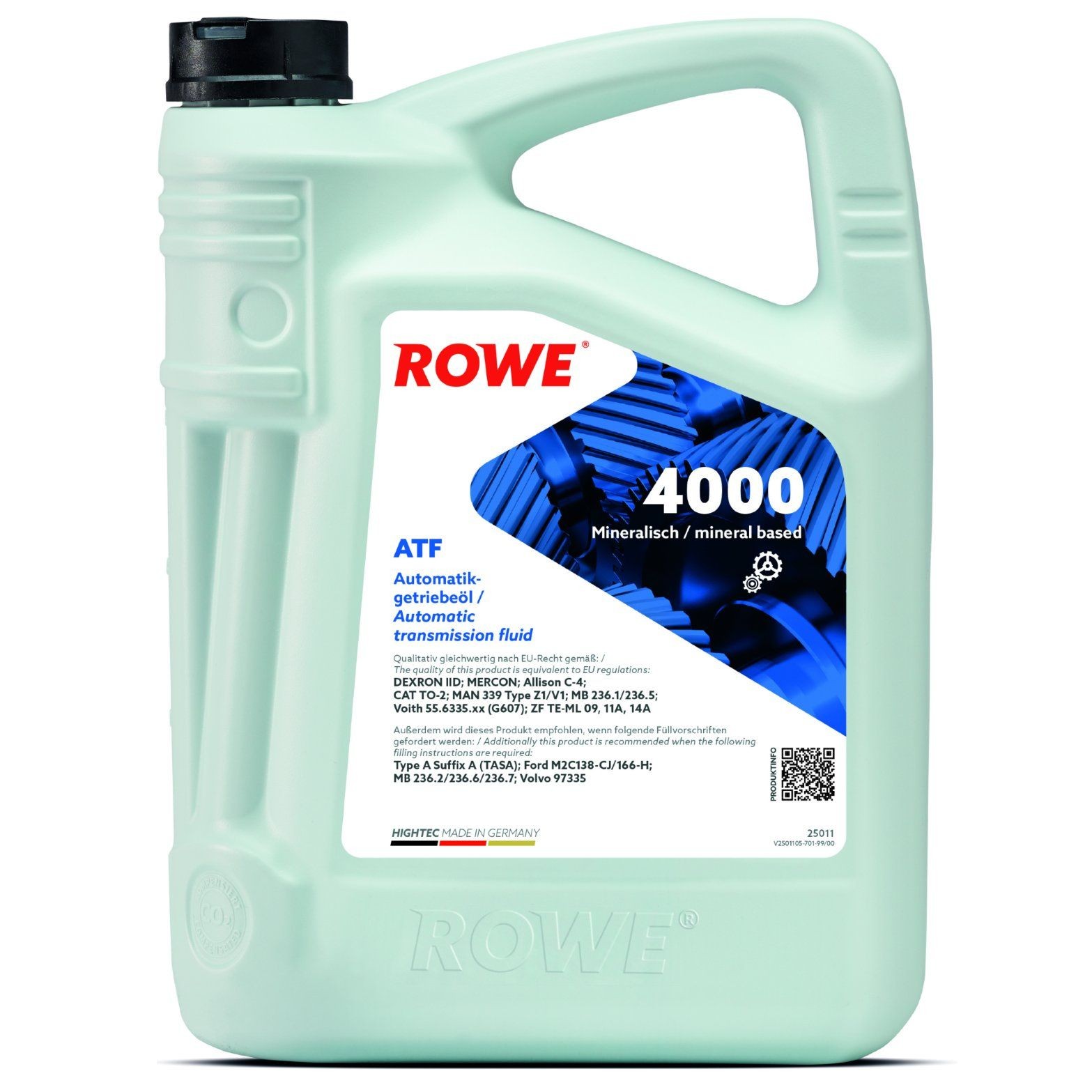 ROWE Transmisijas eļļa 25011-0050-99 Ātrumkārbas eļļa ROWE ix20 25011-0050-99 lēti