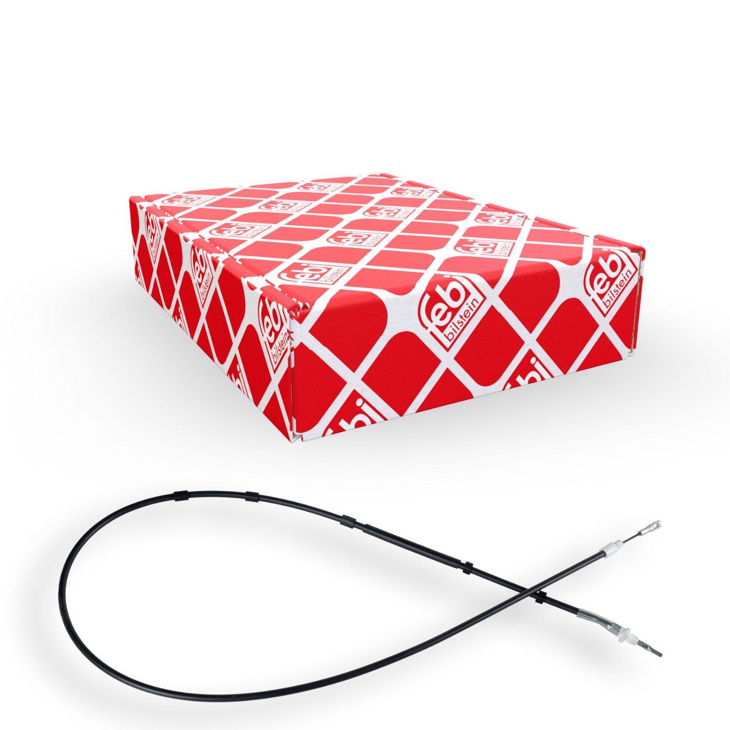 FEBI BILSTEIN Cabo de aço, travão de estacionamento 34394 FEBI BILSTEIN 34394 originais Cabo do freio de mão ML W163 custo