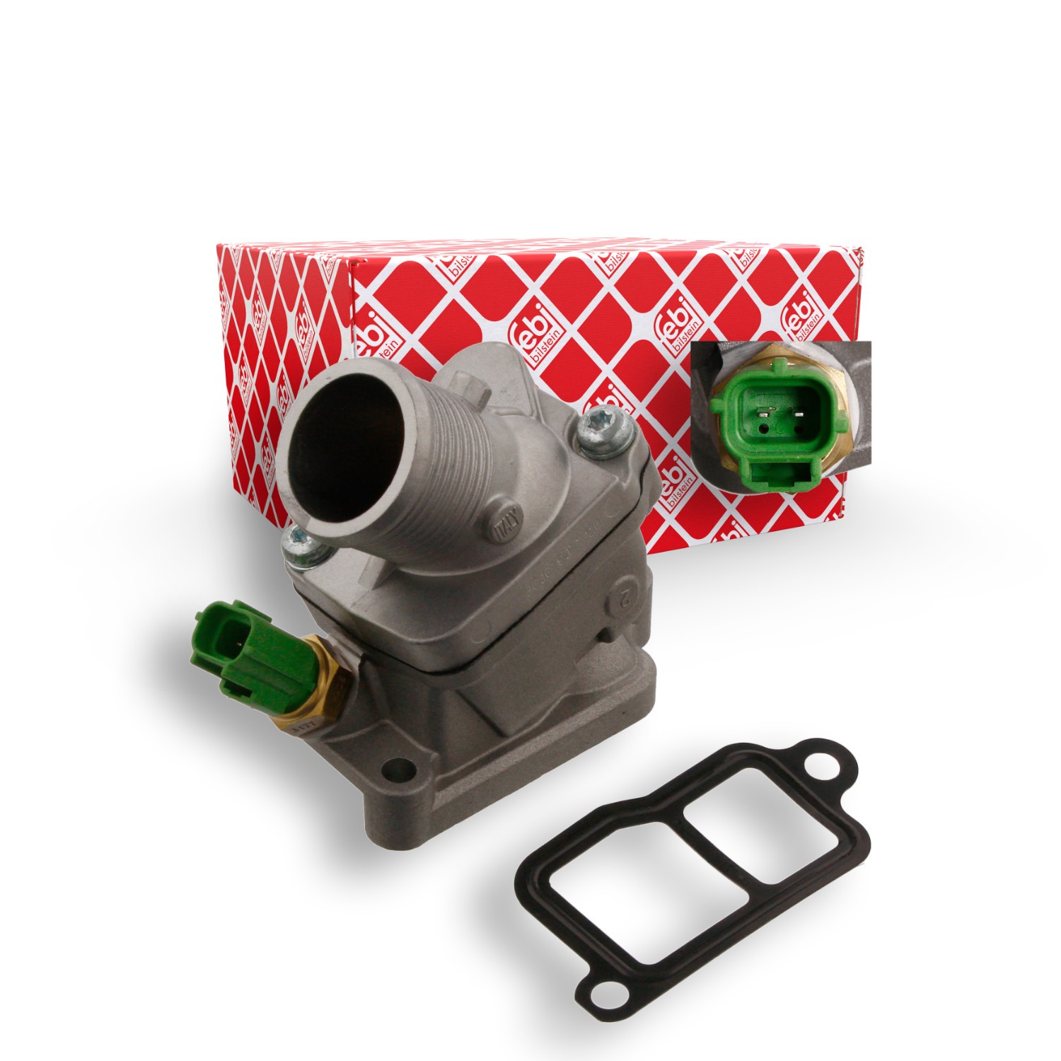 FEBI BILSTEIN Termostat, kjølemiddel 34850 Termostathus FEBI BILSTEIN Hyundai i10 34850