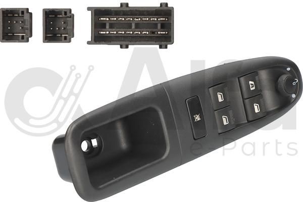 Alfa e-Parts Interruptor, elevadores dos vidros AF00315 Alfa e-Parts AF00315 Interruptor elevadores dos vidros PEUGEOT 406 originais