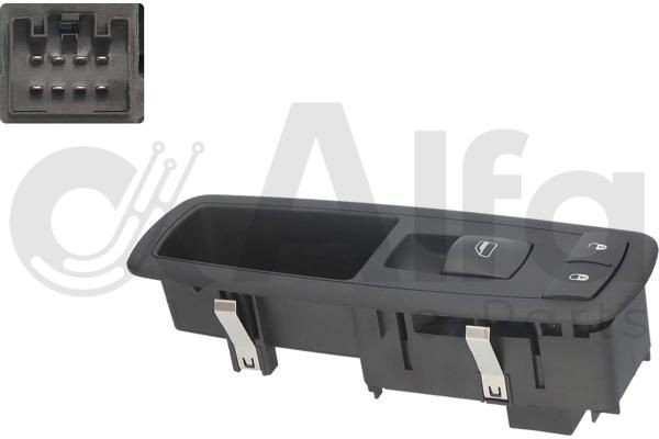 Brytare, fönsterhiss Alfa e-Parts AF00419 Alfa e-Parts AF00419 Strömställare fönsterhiss Jeep CHEROKEE 2012