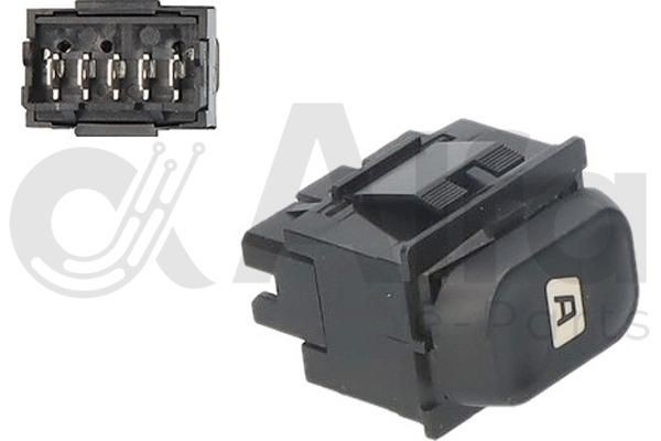 Alfa e-Parts Spínač elektrického otvárania okien AF00450 Spínač elektrického otvárania okien PEUGEOT Alfa e-Parts AF00450