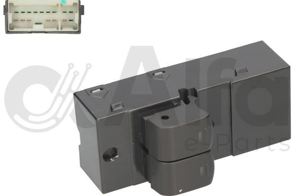 Alfa e-Parts Brytare, fönsterhiss AF00538 Elhiss strömställare Nissan K12 AF00538 Alfa e-Parts