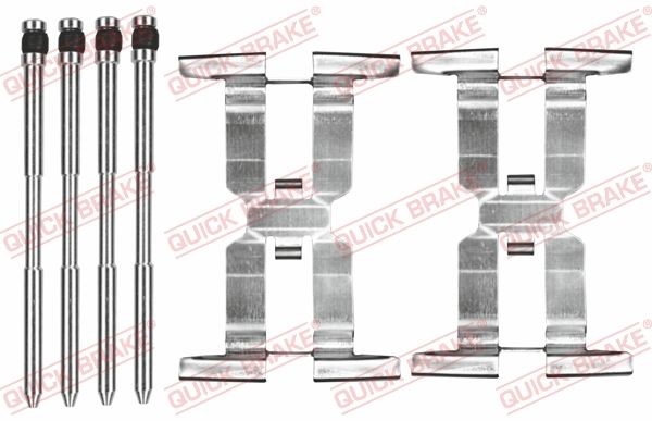QUICK BRAKE Accessoireset, schijfremblok 109-0143 Land Rover DEFENDER Accessoireset, schijfremblok QUICK BRAKE 109-0143