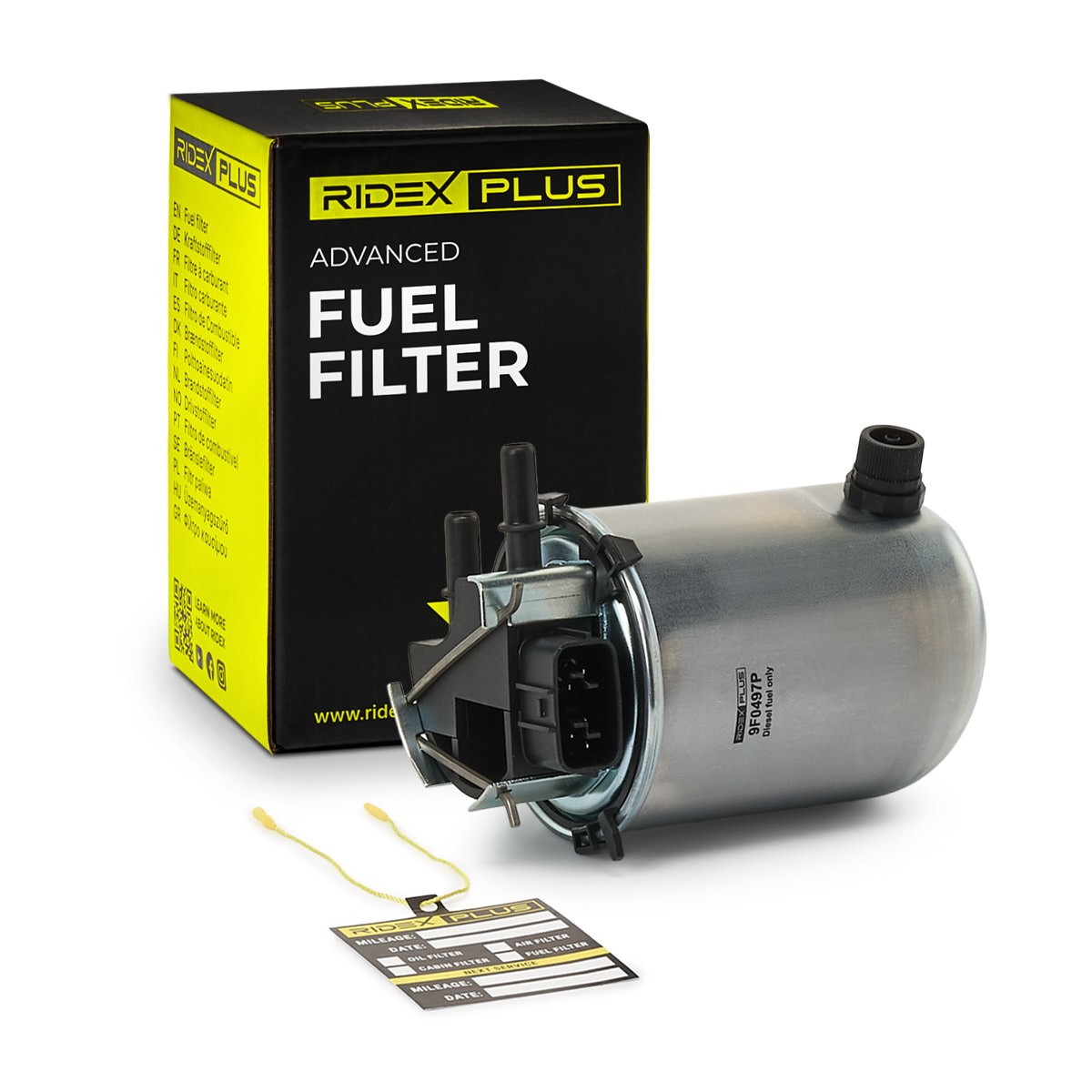 RIDEX PLUS Filtro carburante 9F0497P 9F0497P costo Filtro carburante RENAULT SUPER 5 RIDEX PLUS