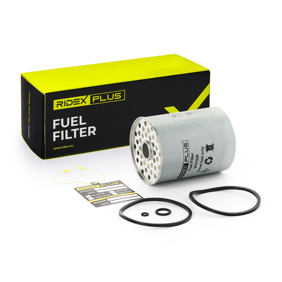 RIDEX PLUS Brændstof-filter 9F0152P Brændstoffilter RIDEX PLUS Renault CLIO 9F0152P