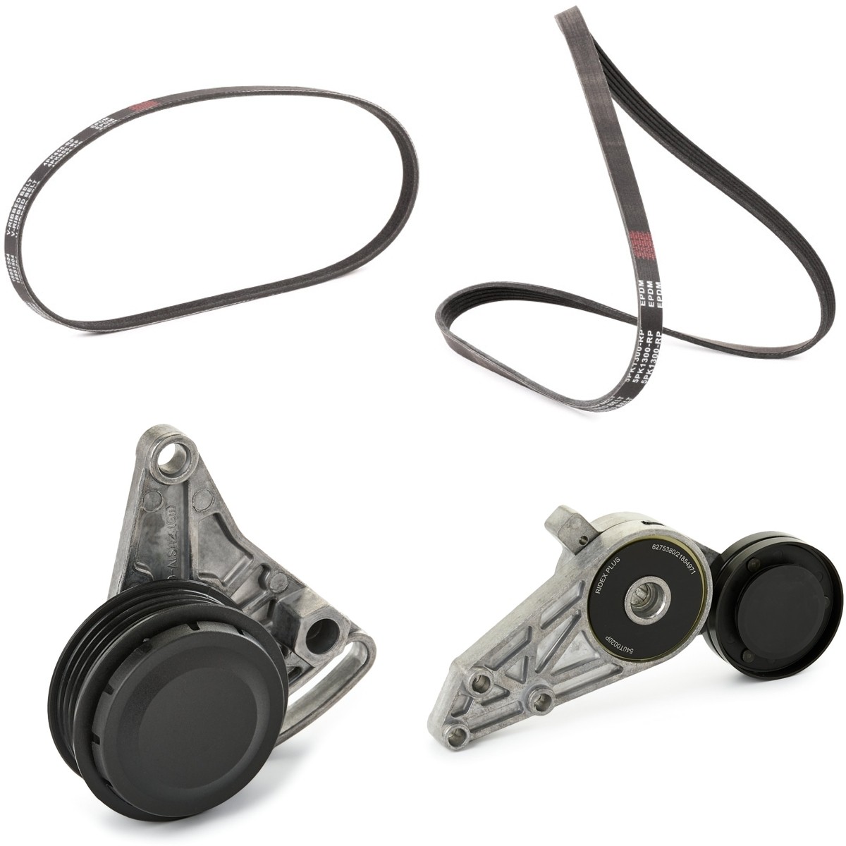 RIDEX PLUS V-Ribbed Belt Set 542R0749P AUDI Q3 RIDEX PLUS poly v-belt kit 542R0749P