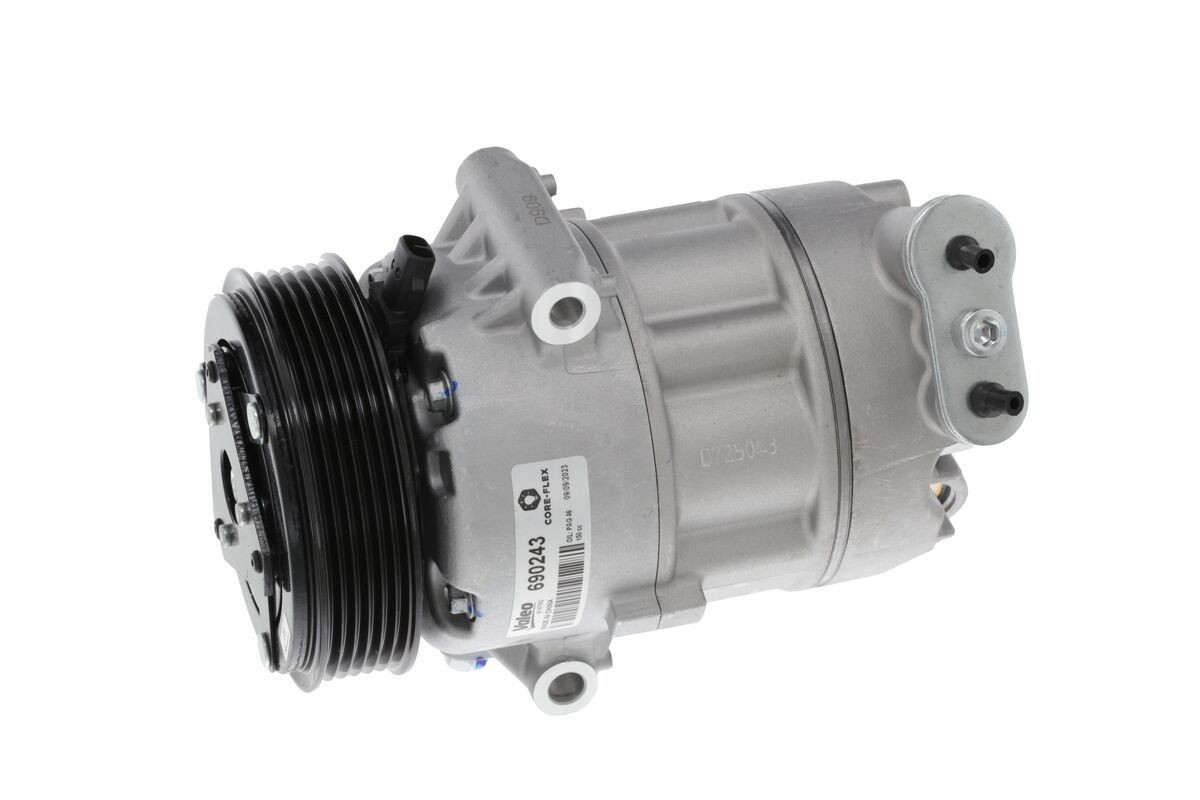 Air conditioning compressor VALEO 690243 VALEO 690243 2024 FIAT TIPO ac compressor replacement