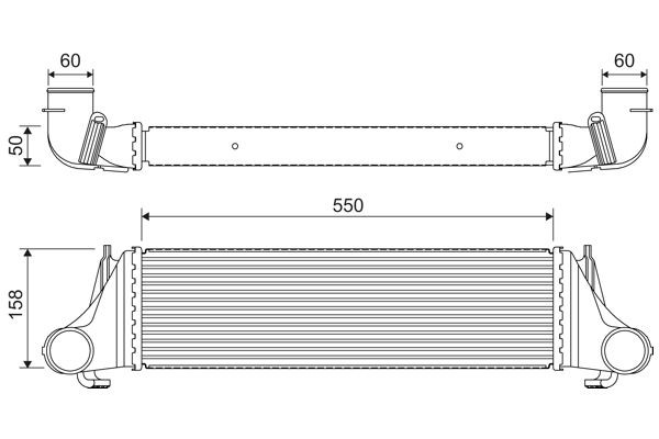 VALEO Intercooler 818400 818400 Ladeluftkjøler ALFA ROMEO 166 VALEO