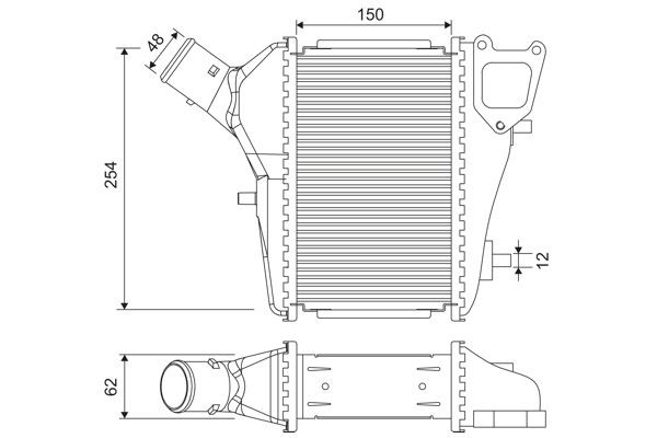 Vahejahuti VALEO 818686 VALEO 818686: Intercooler Honda CR-V 2006