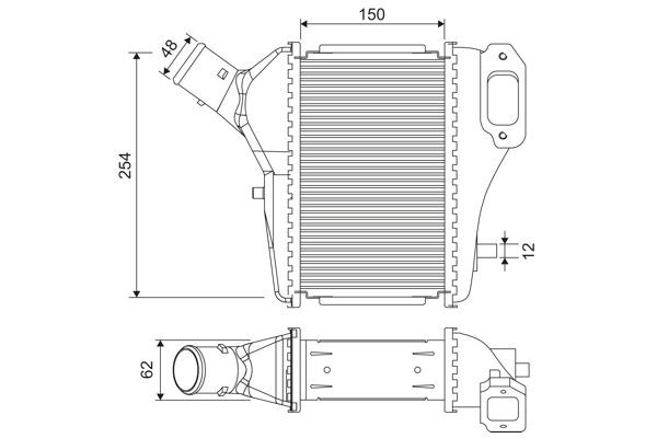 VALEO Intercooler 822902 VALEO 822902 Intercooler Honda NSX Coupe originele prijs