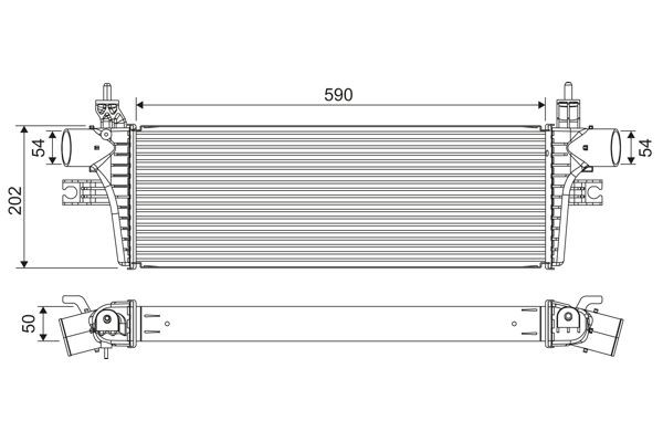 VALEO Chladič plniaceho vzduchu 822918 VALEO 822918 Intercooler Toyota Camry CV11 lacné